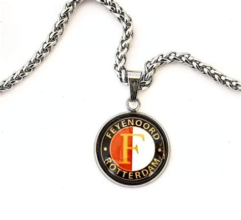 LunaLady Feyenoord ketting van RVS (stainless steel) .